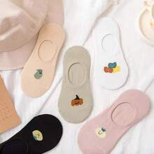 10 Pairs Cartoon Socks With Breathing Design! Invisible Style + Breathable Technology, Adorable And Healing - Multicolor - View 6