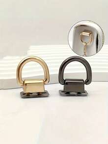 金属D形环龙虾扣，适用于手提包和斜挎包 - DIY钱包链配件，无需工具，可拆卸DIY配件，带螺丝，适用于包包和手机壳。