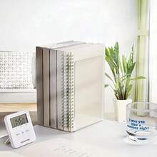 2 件厚透明亚克力 L 型书架书挡，桌面书架收纳架 - 均碼 - 查看 6