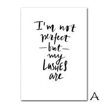 1 件礼品睫毛延长指南海报化妆海报和印刷睫毛帆布画引言墙面艺术印刷图片房间装饰可选框架厨房装饰 - 多色 - 查看 29