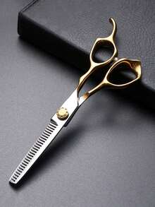 1 件/2 件优质不锈钢理发剪刀套装，专业美发沙龙造型工具 - 拉直、打薄、修剪剪刀，返校、旅行度假必备，女士发饰