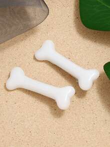 2pcs Fashion Solid Bone Shape Hair Clips, Great For Daily Hairstyle Decor, School Stuff, Hair Accessories