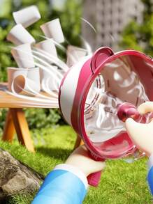 1 pieza Soplador de burbujas sin batería, juguete máquina de hacer burbujas portátil, regalo de fiesta al aire libre, adecuado para deportes de verano y niños de 3+ años
