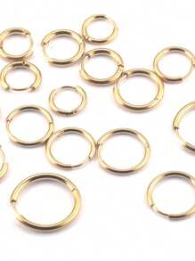 3 pièces/set de boucles d'oreilles créoles personnalisées, convenant pour le port quotidien