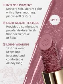 CATKIN Rouge Moisturizing Carving Lipstick, Waterproof Long Lasting Satin Smooth Soft CP171 Gobi