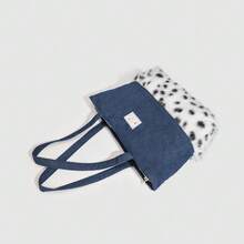 Denim Wool Bag Large Capacity Women's 2025 New Spring Patchwork Student Class Bag Girl Y2k Commuter Bag Perfectly Matches Your Style Of Dress And Shows Your Beauty, Send Yourself And Your Family The Best Holiday Birthday Gift