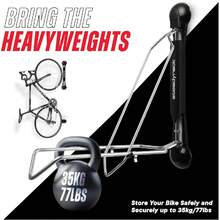 Bike Racks - Classic Rack - Wall Mounted Bike Rack Storage Solution For Your Home, Garage, Or Bike Park - Classic Rack - Chrome Plated - View 6