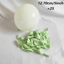 MZYI.LINGER 25 Stücke Macaron-Ballons aus weichen Süßigkeiten (5 Zoll), süße bunte Mini-Ballons, geeignet für Geburtstagsfeiern, Hochzeitsfeiern, Heimdekoration, Partyzubehör, Weihnachtsdekoration, Valentinstagsdekoration