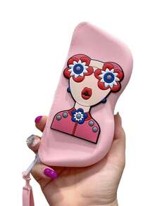 Waterproof Silicone Eyewear Case - Travel-Ready Shockproof Design With Hanging Strap, Portable Dust-Free Organizer For Women/Men (Stylish Unisex Accessory)