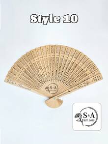 Personalized Wedding Fan Gifts / Wedding Folding Fan / Wedding Valentine's Day / Wedding Accessories / Bride's Personalized Gifts - Multicolor - View 40