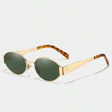 2 pares de gafas de moda con montura redonda de metal para adolescentes, accesorios para vacaciones de verano en la playa