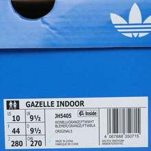 Adidas Originals Zapatillas de deporte informales de caña baja Gazelle interiores JH5405, unisex - Azul - Ver 6