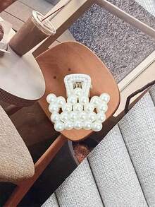 15/20个装多功能时尚迷你仿珍珠发夹，可爱发爪，简约复古设计发饰，发夹，发卡，发抓夹，抓发夹，秋冬度假装扮，夏季海滩风情。 - 彩色 - 查看 7