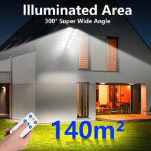 1pc Super Bright Outdoor Solar Street Light,800000LM Commercial Parking Lot Light,LED Solar Light ,Solar Flood Lights With Motion Sensor,Dusk To Dawn Solar Security Flood Lights Outdoor For Parking Lighting,Outdoor Garden Lighting,Playground Light, Yard Decor