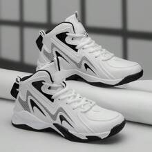 Chaussures de basket-ball pour hommes, nouvelles chaussures de basket-ball rembourrées, chaussures de formation antidérapantes professionnelles, grandes tailles, chaussures de course, chaussures de sport à la mode pour adolescents, respirantes, à semelle épaisse, Épais