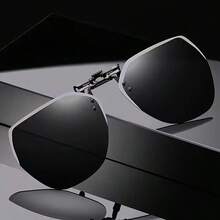 Unisex Retro Clip-On Eyeglasses - Frameless Design, TAC Lenses, Perfect For Parties, Driving, And Casual Wear - Great Gift For Birthday, Holiday, Summer, Valentine's Day, Christmas, Driving Glasses | Funky Design | Eyeglasses Women, Holiday Essentials - Multicolor - View 5