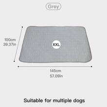 وسادة تبريد للحيوانات الأليفة من Hazowill للصيف، قابلة للطي، مبطنة لا تنزلق، وسادة تدفئة ، مناسبة للقطط والكلاب، متعددة الأحجام، لوازم الحيوانات الأليفة، للأريكة والسرير والسيارة، بتصميم بصمة القدم