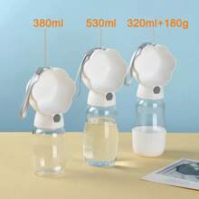 2 In 1 Dog Water Bottle With Food Container For Small Large Dogs Outdoor Portable Pet Drinking Bowl Puppy Cats Feeder Labrodor