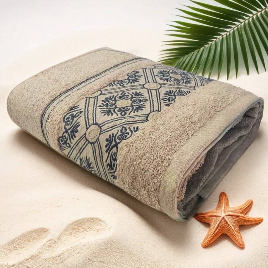 Toalla Medio Baño, colores varios, 140x70cm - 400gr Suave Y Absorbente - Óxido marrón - Ver 1