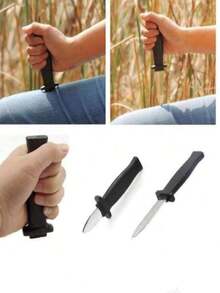 1 pieza Cuchillo falso retráctil creativo, cuchillo simulado retráctil, juguete de broma de cuchillo para asustar, actuación en el escenario, fiesta de disfraces