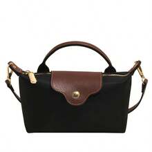 1pc Personalized Letter Upper/Lower Case Name Design Chic Casual Handbag Women Fashion Tote Bag Nylon Fabric Shoulder Crossbody Bag 2025 New Versatile Color Block Wallet Purse Wallet For Women Wallet Cute Wallet, All-Purpose, Large Capacity, Versatile, Contracted, Funny, Kawaii, Y2K, Minimalist, Commuting, Business Casual, Basics, Custom, Personalized