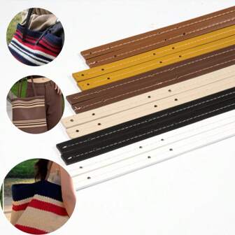 1 par (2 piezas) Correa de bolso de poliuretano minimalista de uso múltiple, 30.51 X 0.59 pulgadas, Correa para el hombro de bolso DIY para mujer, Accesorio de correa de bolso DIY hecho a mano, Adecuado para muñequera, bolso de mano, bolso cruzado, bolso de mano y billetera de damas