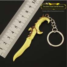 2025 Model Fearless Contract Mini Dragon Flame Metal Key Chain - With Ancient Dragon Claw, Promotional Gift, Memorial Gift For Graduation, Independence Day, Back To School Season