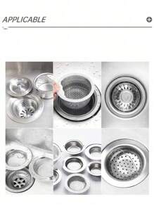 100pcs Disposable Kitchen Sink Strainer Net, Universal Drain Catcher For Sink, Water Pool, Washing Basin, Food Catcher