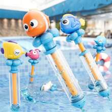 1pc Clownfish Water Gun Toy, Beach Pool Shooting Game Water Gun Toy For Summer Pool Beach, Ocean World Outdoor Toy, Suitable For Children 3+ And Adults, Fit For Birthday Party And Summer Outdoor Water Fight, Family And Friends Interaction, Birthday/Holiday Gift (Some Colors Random)