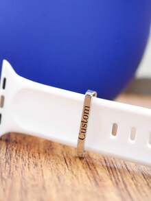 Custom Watch Band Charm,Personalized Watch Charm Accessories,Customized Smart Watch Charm,Strap Decoration,Customizable Birthday Gifts,Wedding Gifts,Anniversary Gifts,Valentine's Day Gifts,Mother's Day Gifts, Father's Day Gifts,Suitable For Him/Her,Bridesmaids,Boyfriend,Girlfriend,Bestie,Colleague,Women,Men,Students,Jewelry & Watches,Season Picks,Elegant Outfit - Style a - View 5