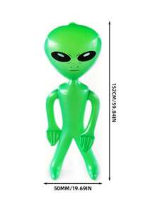 1pc 29/59 Inches Inflatable Alien Decorations,Inflatable Alien Balloons For Pool Party, Birthday, Halloween, Alien-Themed Party