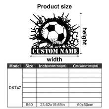 1pc Custom Name Soccer Player Wall Decal, Personalized Boy Name, Football Wall Stickers, Custom Boy Name Soccer Player, Personalized Soccer Decal-Ornaments,Home Decor,Wall Decor,Room Decor,Living Room Decor,Bedroom Decor,Bathroom Decor,Kitchen Decor,House Decor,Personalised Gifts,Graphic Print - Multicolor - View 46