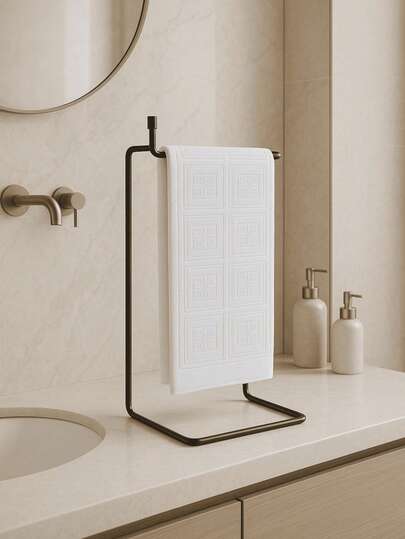 Suporte Toalha de Bancada Banheiro Lavabo Rosto Toalheiro Pia