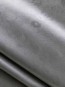 1pc Solid Color Curtain For Living Room Bedroom, Blackout, Decorative, Soundproof, Thermal Insulation, Privacy Protection, With Jacquard Craftsmanship