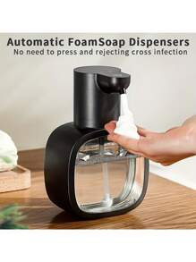 Distributeur de savon automatique, distributeur de savon liquide pour les mains sans contact électrique à mousse pour la cuisine, la salle de bain, les enfants et la maison