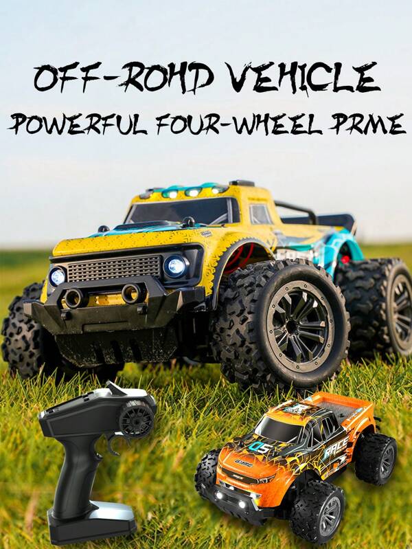 Children, 2.4G, Remote Off-Road Vehicle, High-Speed, Climbing Car, Rechargeable, Boys, RC, Drifting Toy Car, Birthday Gift