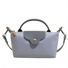 1pc Personalized Letter Upper/Lower Case Name Design Chic Casual Handbag Women Fashion Tote Bag Nylon Fabric Shoulder Crossbody Bag 2025 New Versatile Color Block Wallet Purse Wallet For Women Wallet Cute Wallet, All-Purpose, Large Capacity, Versatile, Contracted, Funny, Kawaii, Y2K, Minimalist, Commuting, Business Casual, Basics, Custom, Personalized