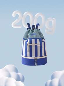 Kids Drawstring Backpack - Versatile Gym, Dance, Beach & Swim Bag For Boys & Girls With Wet/Dry Separation - Ideal Summer Travel Gift!