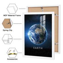 HALFLEMART 1 pieza Póster de lienzo con galaxia espacial, para decoración de sala de estar y dormitorio