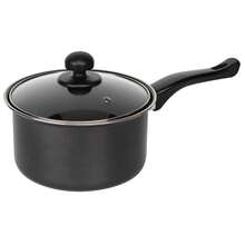 Gr8 Home Black 8 Piece Non Stick Cookware Set Cooking Pot Frying Pan Saucepan With Lids - Black - View 6