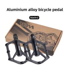 Bicycle Pedal Aluminum Alloy Dual Bearing Axle Mountain Bike Anti-Slip Pedal Lightweight Road Bike Parts