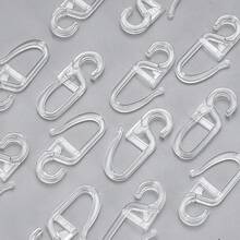 10/20PCS Curtain Loop , Curtain Clamp Hook, Suitable For Almost All Types Of Curtains,Halloween Decorations, Christmas Gifts, Home Decor, Furniture Essentials,Kitchen Accessories, Bathroom Accessories, School Supplies Bathroom Decor - Multicolor - View 4