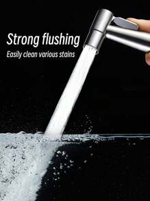 Handgehaltener Bidet-Sprühkopf aus Edelstahl, Badezimmer Bidet Sprühkopf, Toiletten Armatur Sprayer für Dusche, Badezimmer, Douche, Shattaf Hygiene, Toiletten Lappen Reinigung (nur Sprühkopf)
