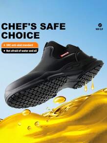 Fashion Men's Shoes, Catering Slip-Resistant Chef Shoes, Hotel & Restaurant Work Safety Shoes, Casual Shoes For Men