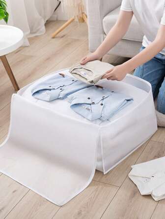 衣物收纳袋 20*30*40cm 可折叠拉链搬家袋，衣柜整理袋和储物箱，适用于床上用品、羽绒被、棉被收纳袋，衣柜整理袋和储物箱，带盖衣物收纳箱，可折叠储物箱