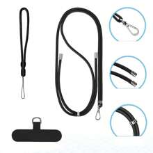 1 Set Minimalist Phone Hanging Strap, Wrist Lanyard, Diagonal Phone Chain, Outdoor Anti-Lost Strong Wrist Band, Keychain