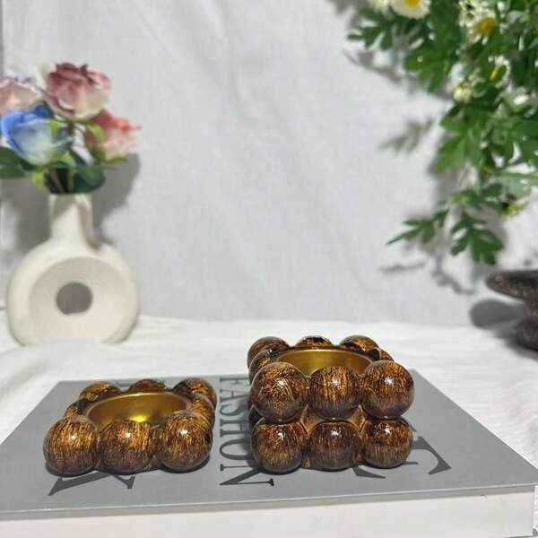 Resin Ball Incense Holder Decor, Creative Unique Home Office Lightweight Luxury Ins Style