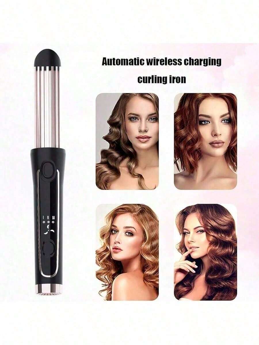 Rizador de aire frío, plancha para rizar el cabello 2 en 1, rizador y alisador para todo tipo de peinados, 3 temperaturas ajustables, protección capilar con tecnología de aire frío - Tipo de Enchufe A USA (110-127V) - Ver 1