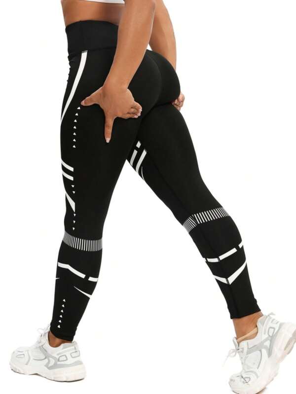 Women's Outdoor Workout Leggings – Butt-Lifting Yoga Pants With High Waist Tummy Control & Contour Stitching, Stretchy Fitness Tights For Gym, Hiking, And Casual Wear