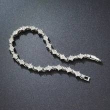 CIREY Pulsera con micro incrustación de circonita, accesorios de muñeca estilo hip hop
